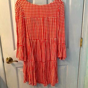 Beach.lunch.lounge gingham dress